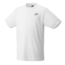 Yonex Training T-shirt Practice Small Logo YM0045 (100% Polyester) 2024 white Men